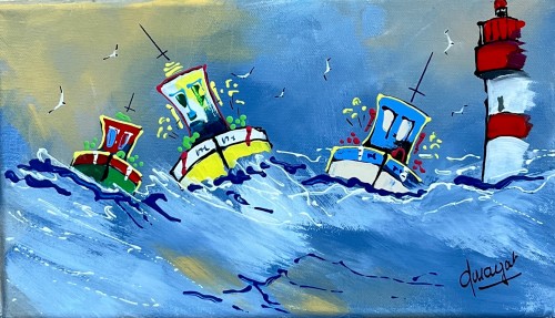 Dans la vague